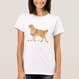 T-shirt Design de Noël Golden Retrior