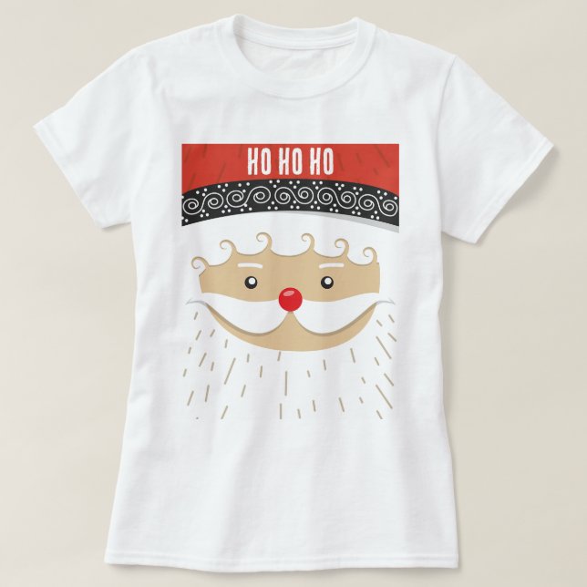 T-shirt Design de Noël père Noël (Design devant)