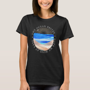 T-shirt Design De Plage - L'Ocean Breeze Me Met L'Esprit À