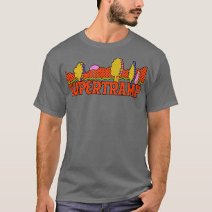 T-shirt Design de style rétro original Supertramp