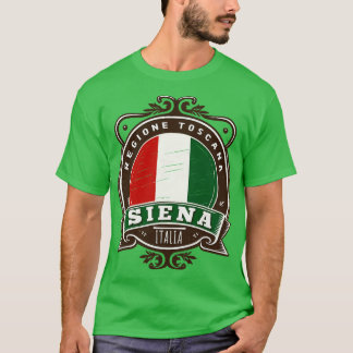 T-shirt Design de style rétro Siena Italia