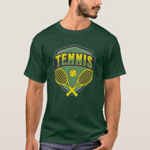 T-shirt Design de tennis pour les amateurs de tennis