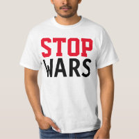 Design de texte simple "STOP WARS"