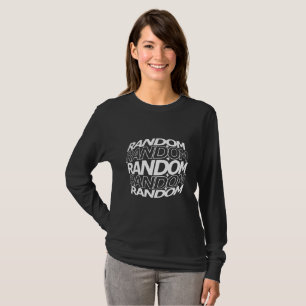 T-shirt Design de typographie aléatoire audacieuse Vêtem