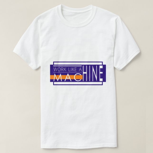 T-shirt Design de typographie de texte blanc moderne (Design devant)