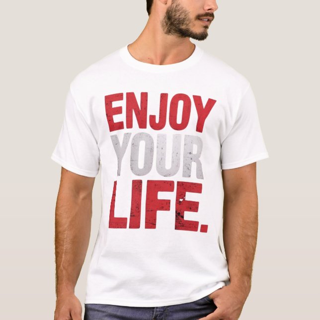 T-shirt Design de typographie motivationnelle audacieuse (Devant)