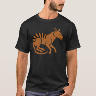 T-shirt Design de typographie Thylacine vintage