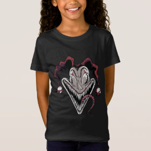 T-Shirt Design d'Halloween clown effrayant