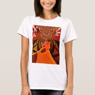 T-shirt Design d'image de Just Funny Giraffe