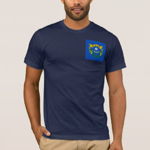 T-shirt Design du drapeau d'état du Nevada