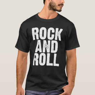 T-shirt design du logo en gras Rock and roll