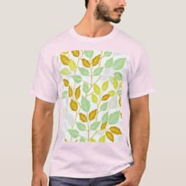 T-shirt Design élégant de feuilles inspirées par la nature
