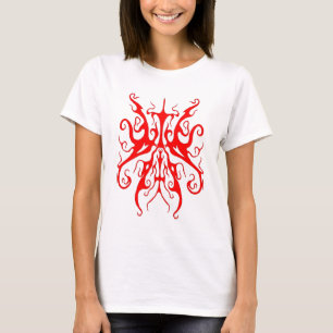 T-shirt Design élégant de tatouage tribal - rouge
