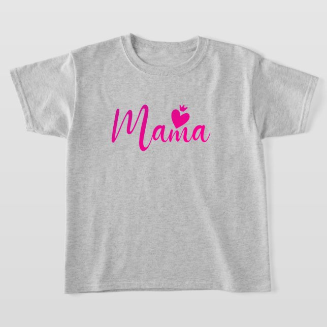T-shirt Design élégant Texte maman typographie (Poser)