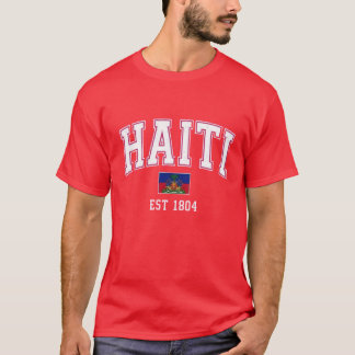 T-Shirt Design Fierté du Drapeau de l'Héritage Haï