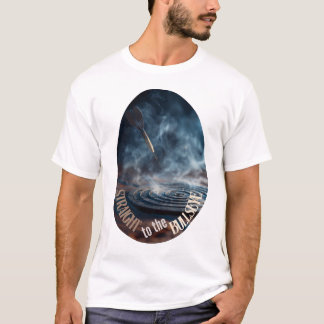 T-shirt Design fléchette fumée Straight to the Bullseye