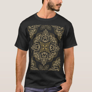T-shirt Design floral transparent, vintage, botanique.
