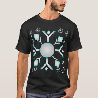 T-shirt Design Fun Snowflakes