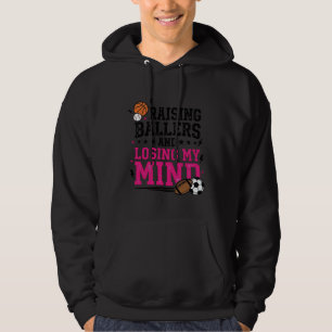 T-Shirt-Design für Sportmütter, die Baller großzie Hoodie