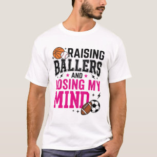 T-Shirt-Design für Sportmütter, die Baller großzie T-Shirt