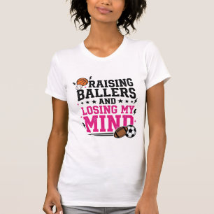 T-Shirt-Design für Sportmütter, die Baller großzie T-Shirt