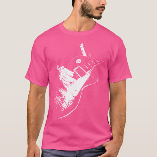 T-shirt Design guitariste cool