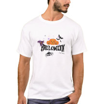 T-shirt design helloween éffrayant