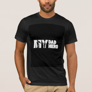 T-shirt design héros mon papa