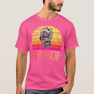 T-shirt Design Hip hop vintage rétro - Cadeau Rapper Hip h
