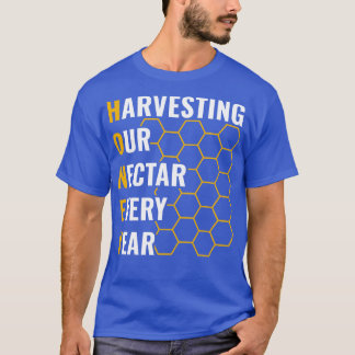 T-shirt Design Homme Miel Récolte Notre Nectar
