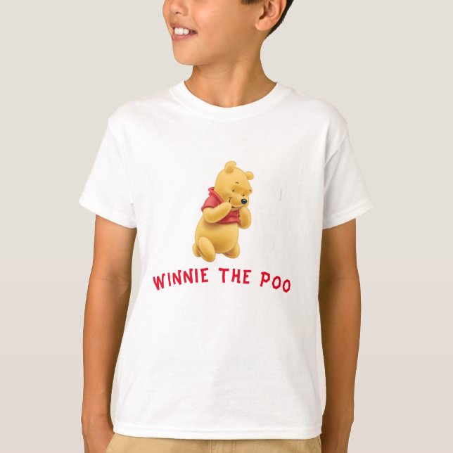 T - Shirt Design in Winnie poo (Vorderseite)