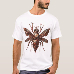 T-shirt Design Insects Steampunk