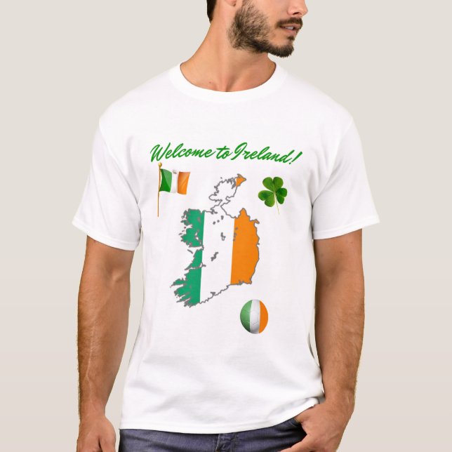T-shirt Design irlandais (Devant)