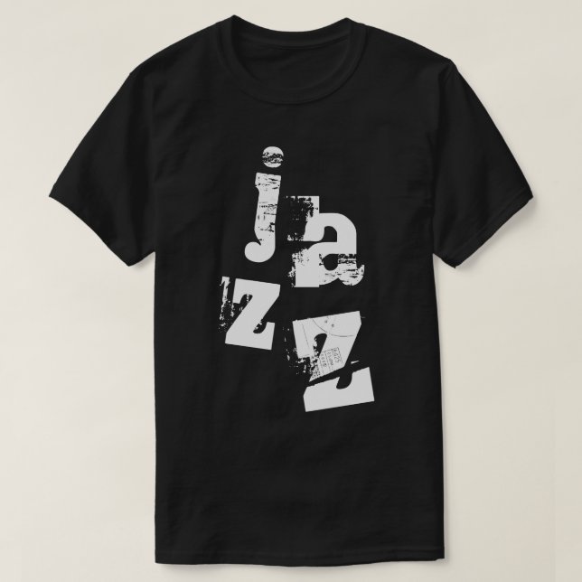 T-shirt design jazz 4 (Design devant)