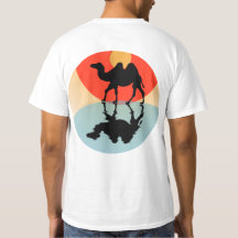 T-Shirt: Design "Kamele und Wasser"