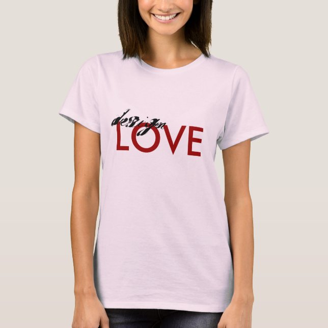 T-shirt design LOVE (Devant)
