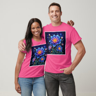 T-shirt Design merveilleux de rêves floraux cosmiques