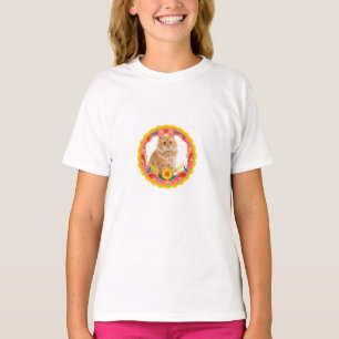 T-Shirt-Design mit Katze T-Shirt