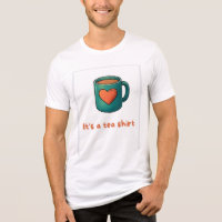 T-Shirt-Design mit Zitat für Teeliebhaber