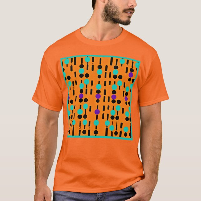 T-shirt Design Motif Abstrait élégant (Devant)