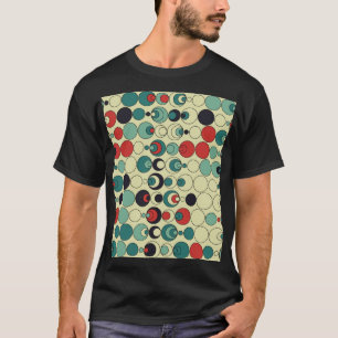 T-shirt Design motif Abstrait géométrique et transparent.