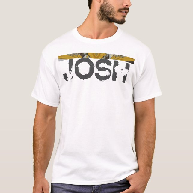 T-shirt Design Motif jaune or (Devant)
