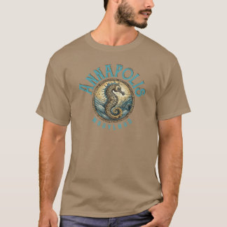 T-shirt Design nautique du Maryland d'Annapolis