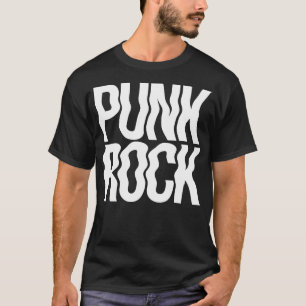 T-shirt Design ondulé Punk Rock
