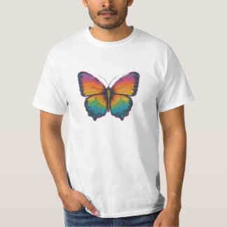 T-shirt design papillon pour hommes