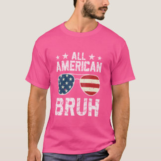T-shirt Design Patriotique USA pour Juillet 4 - All Americ