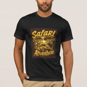 T - Shirt Design: Safari-Erlebnis wartet auf