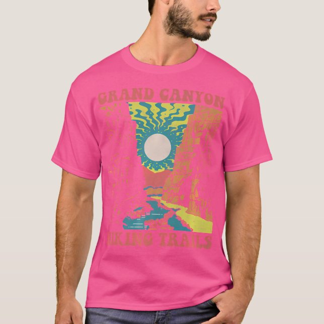 T-shirt Design tendance Centre Grand Canyon Randonnées Tra (Devant)