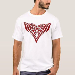 T-shirt Design tribal Red Bird