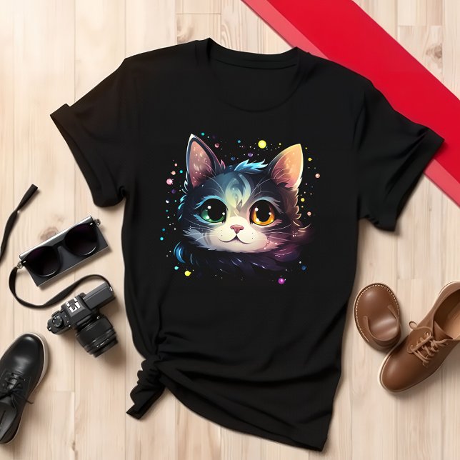 T-shirt Design unique de chats colorés (Créateur téléchargé)
